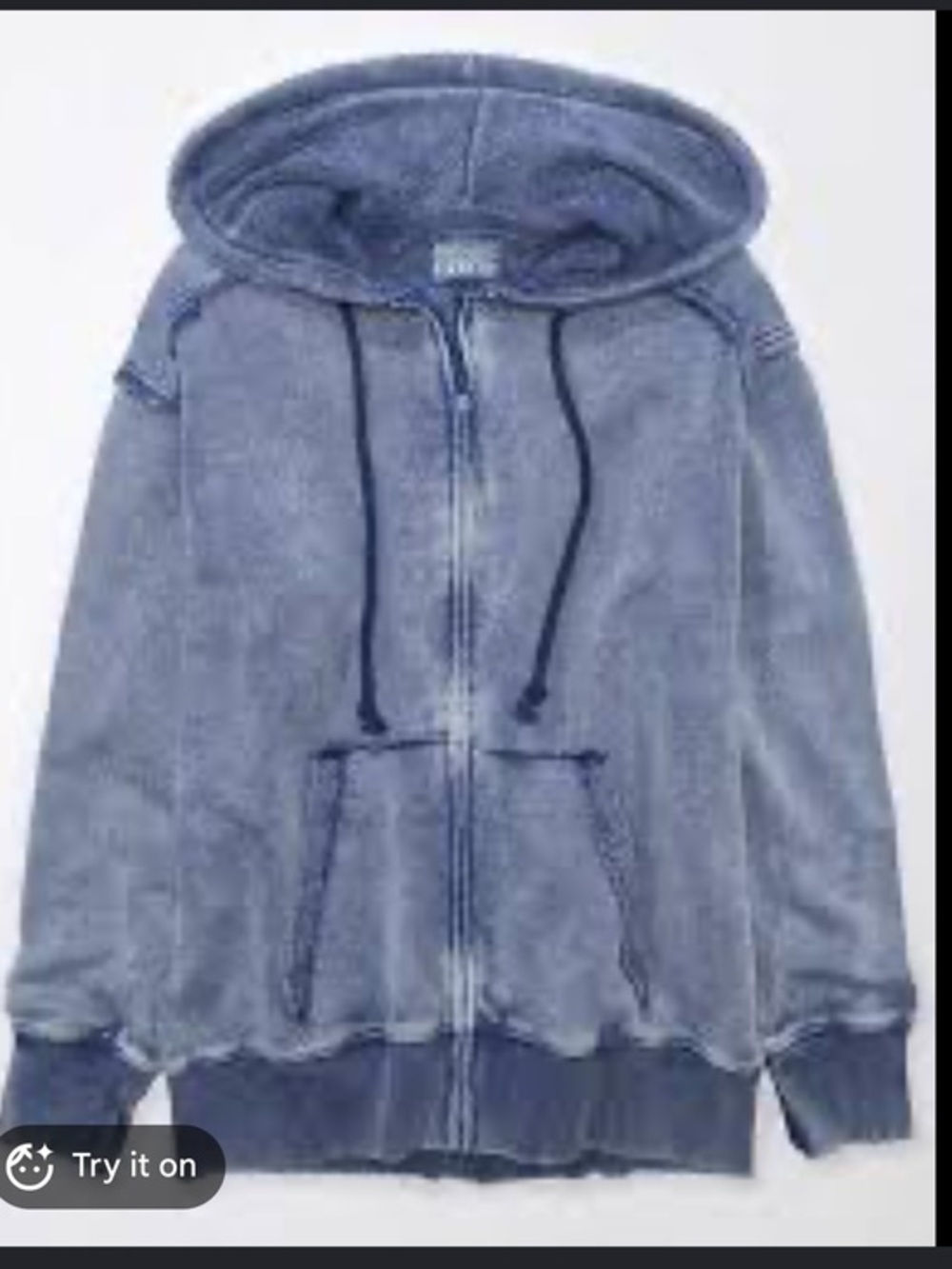 Aerie oversized zip up hoodie - XL
woman’s